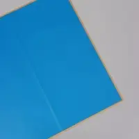 Пленка для цветов, "Бронзовая полоса", синяя, 57х57 см