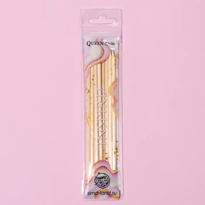 Апельсиновые палочки для маникюра «Inspire!», в PVC - чехле, 15 см, 10 шт Апельсиновые палочки для маникюра «Inspire!», в PVC - чехле, 15 см, 10 шт