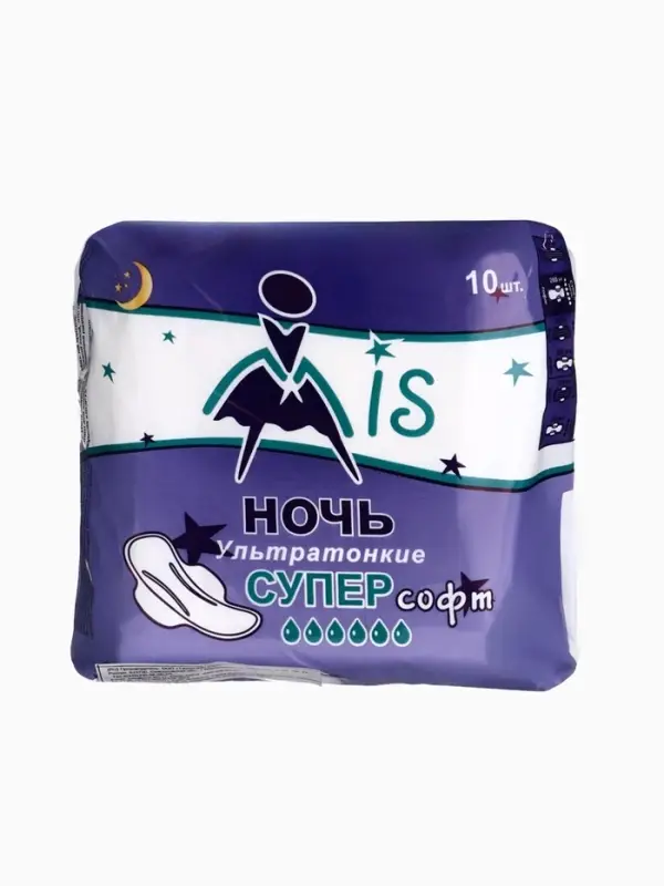 Прокладки &laquo;Mis&raquo; Super Soft, ночь, 10 шт.