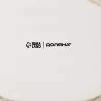 Форма для запекания Доляна Organic Gold, 500 мл, 22&times;13&times;4.5 см, овальная, фарфор, белое