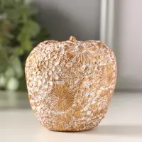 Копилка полистоун "Яблоко" 9,5х8,5 см