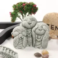 Сад камней &laquo;Три будды в саду&raquo;, с подставкой для благовоний, 27&times;17&times;6 см