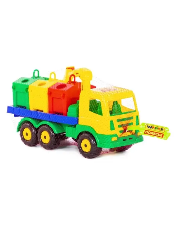 Машинка &laquo;Контейнеровоз&raquo;, подвижный крюк, с аксессуарами