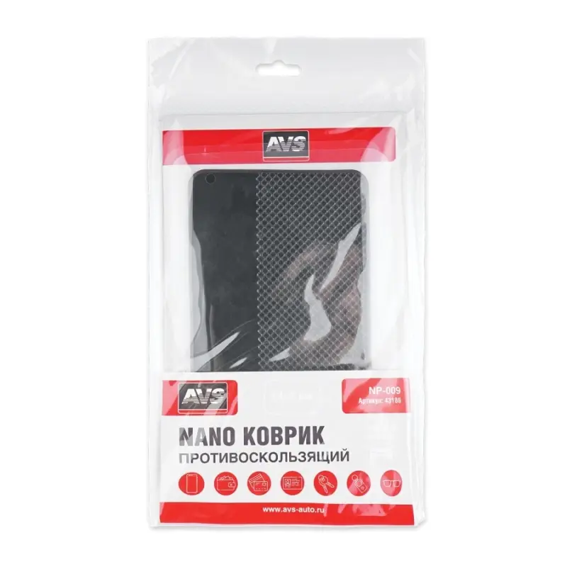 Противоскользящий NANO коврик AVS NP-009 (14х8см)