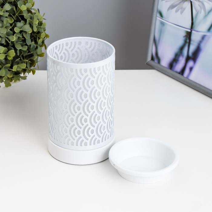 Аромасветильник Аромасветильник "Либра" Е14 25Вт белый 11х11х17 см RISALUX