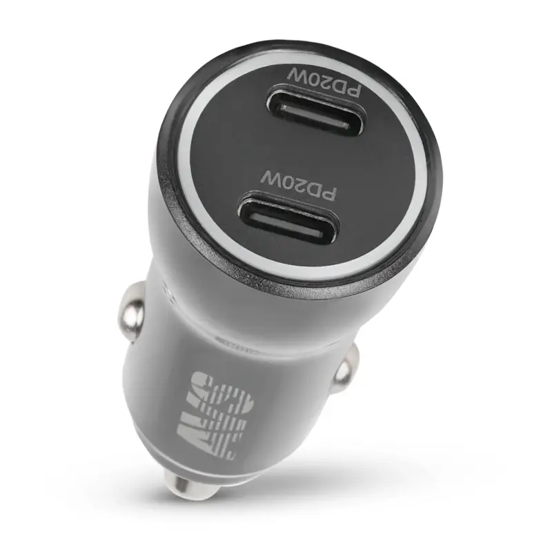 Автомобильное ЗУ AVS UC-740, 2 PD Type-C, 6.0 А, 40 Вт (A07318S)