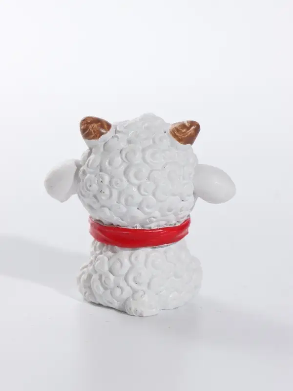 Фигурка полистоун &laquo;Бараш - кудряш в шарфике&raquo;, 4.5&times;3,,5&times;4 см, МИКС