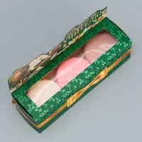 Коробка для макарун кондитерская, упаковка &laquo;Дорогому учителю&raquo;, 18&times;5.5&times;5.5 см