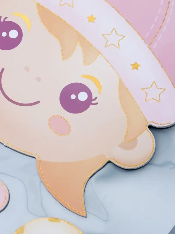 Наклейка интерьерная Наклейка интерьерная "Малышка в розовом" 31х60 см