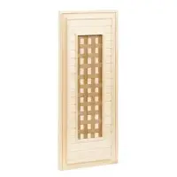 Дверь для бани и сауны стеклянная "Плетёнка", размер коробки 180х70 см, 4 мм