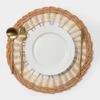 Подставка под горячее, 39&times;39&times;1 см, ротанг