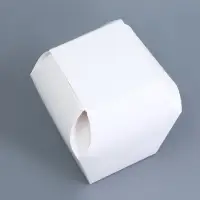 Универсальная подарочная коробка складная, для кулича, 15.5&times;8.1&times;8.1 см, белая