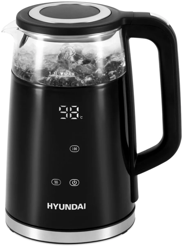 Чайник HYK-G6404 1.7л. 2200Вт черный Чайник HYK-G6404 1.7л. 2200Вт черный