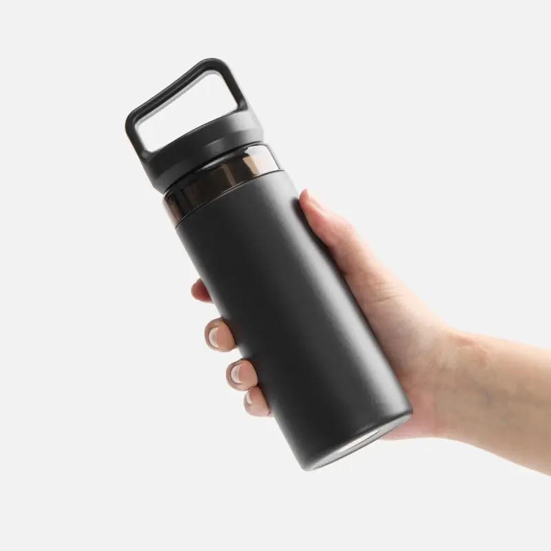 Термостакан Leval с ситечком, черный Термостакан Leval с ситечком, черный