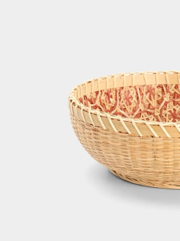 Фруктовница бамбуковая, 25 см