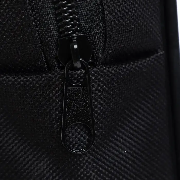 Папка с ручками текстильная А4, 350&times;270&times;70 мм, Calligrata &laquo;Офис&raquo;, внутренний карман, чёрная