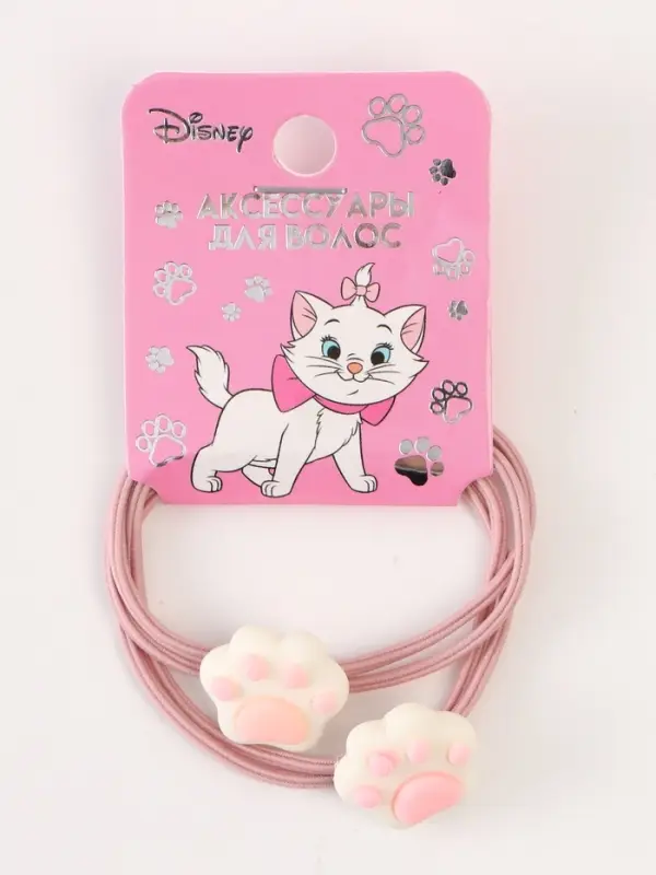 Резинка для волос «Лапка», набор 2 шт, Коты аристократы