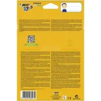 Цветные карандаши 18 цветов, детские, шестигранные, ударопрочные, BIC Kids Evolution