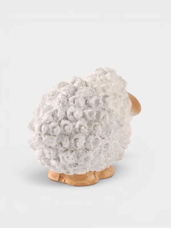 Фигурка декоративная &laquo;Кудрявая овечка&raquo;, полистоун, 10.7&times;6.5&times;7.5 см