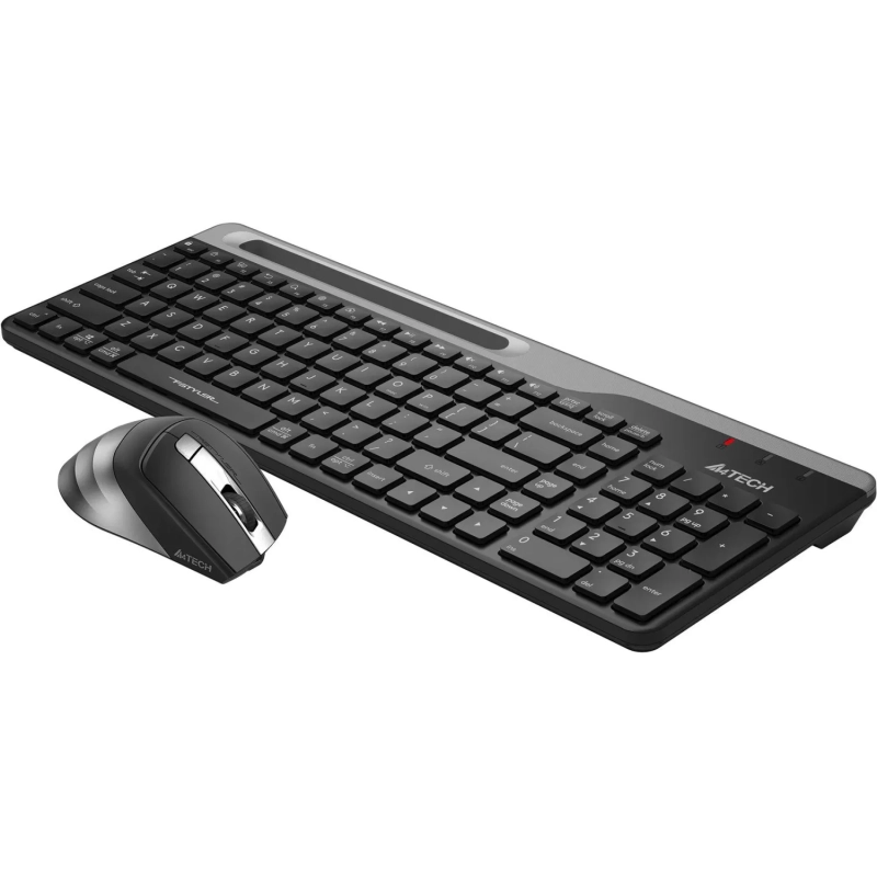 Набор клавиатура+мышь A4Tech Fstyler (FB2535C SMOKY GREY)клав,мышь:черн/сер