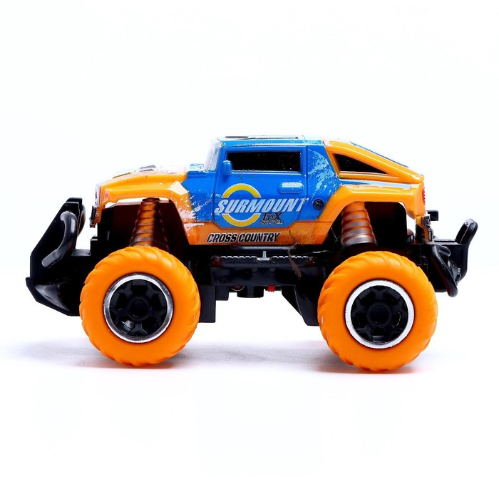 Джип радиоуправляемый «Граффити», работает от батареек, цвет оранжевый Джип радиоуправляемый «Граффити», работает от батареек, цвет оранжевый