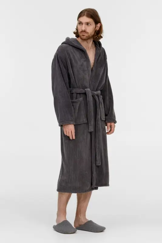 Халат флисовый Magic Mantle, темно-серый, размер M/L Халат флисовый Magic Mantle, темно-серый, размер M/L