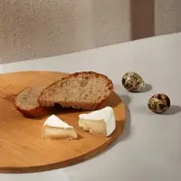 VETTA Гринвуд Доска разделочная бамбук, круглая, 26х0,9см