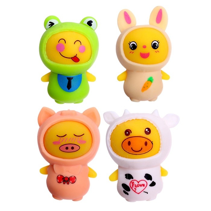 Мялка антистресс «Звери», виды МИКС Мялка антистресс «Звери», виды МИКС