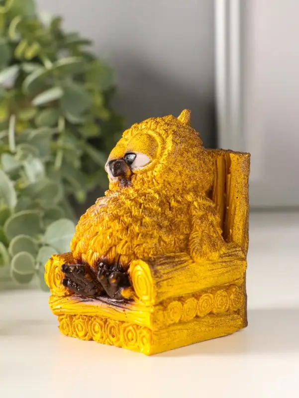 Сувенир Филин в кресле, 9х6х6,5 см