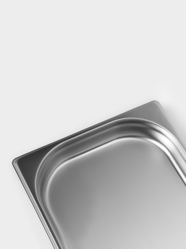 Гастроемкость 1/2x40 мм, 325x265x40 мм, толщина 0,8 мм Гастроемкость 1/2x40 мм, 325x265x40 мм, толщина 0,8 мм