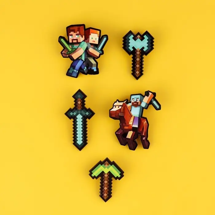 Набор значков Набор значков "Майнкрафт" 5 шт