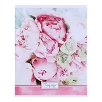 Тетрадь 48 листов в клетку, Calligrata &laquo;Яркие цветы&raquo;, МИКС