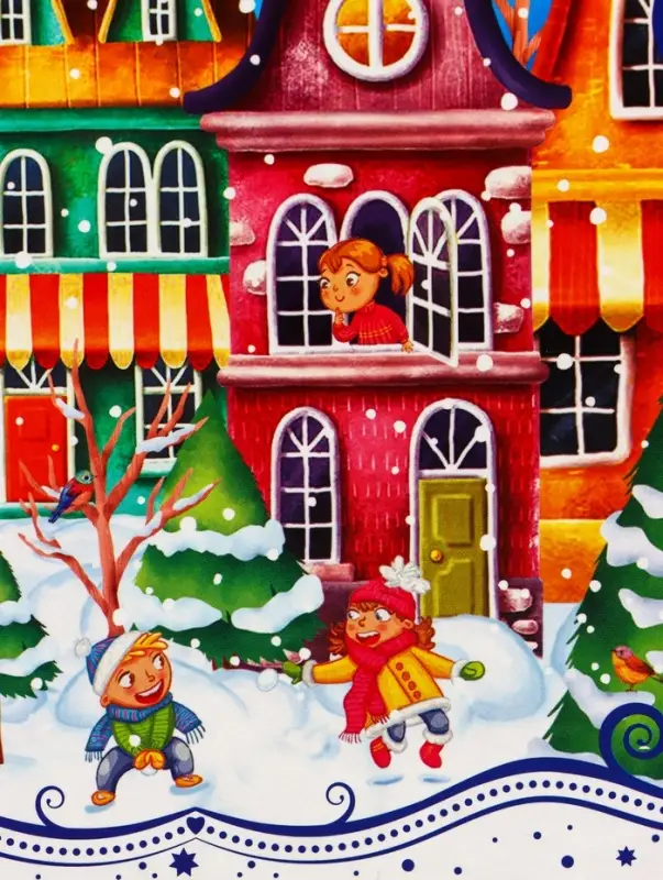 Подарочная коробка новогодняя Мечты сбываются 17 х 7 х 25,5 см Подарочная коробка новогодняя Мечты сбываются 17 х 7 х 25,5 см