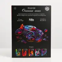 Пазл деревянный фигурный Puzzle &laquo;Огненная гонка&raquo;, 63 элементов