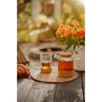 Заварочный чайник SL Home &laquo;Алькорноке&raquo;, 600 мл, 17&times;10&times;15 см, на пробковой подставке, стекло, прозрачный