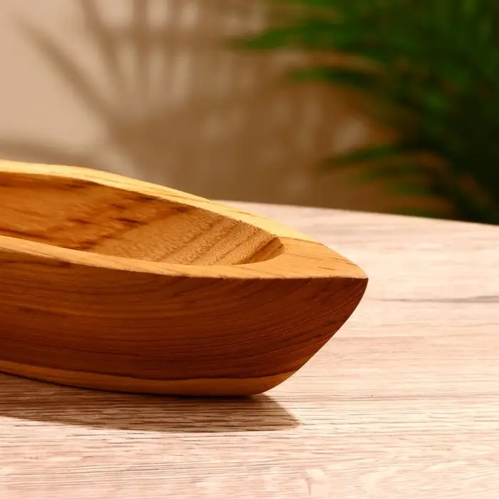 Блюдо «Лодочка», 32×7×5 см, тиковое дерево