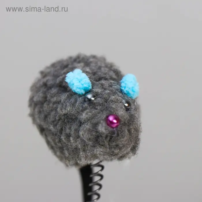 Игрушка для кошек с дразнилками  Игрушка для кошек с дразнилками "Мышь и сыр", 26 х 14,5 х 22 см  микс цветов