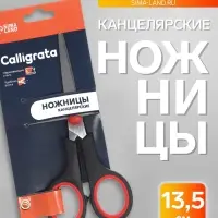 Ножницы 13.5 см (&plusmn; 0.5 см) &laquo;Стандарт&raquo;, пластиковые ручки, европодвес