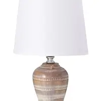 Лампа настольная RISALUX &laquo;Тирел&raquo;, Е14, 40 Вт, коричневая, 18&times;18&times;30 см