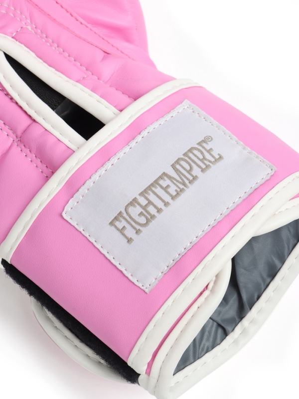 Боксерские перчатки FIGHT EMPIRE, ROSY, розовые, размер 12 oz