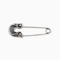 Булавка-оберег KARMA SERIES &laquo;Защита от сглаза&raquo;, 4 см, цвет чернёное серебро