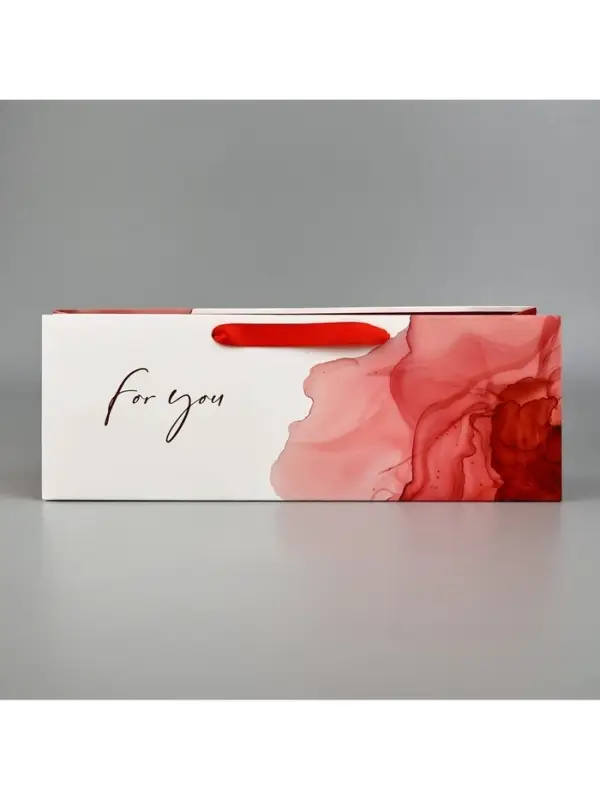 Пакет под бутылку For you, 36&times;10&times;13 см