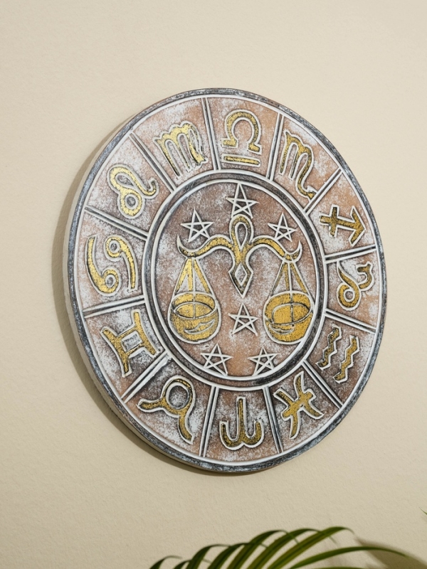 Панно резное МДФ "Весы", 30х30х2 см