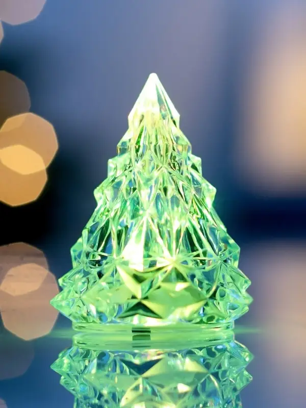 Световая фигура "Елочка", 6.5x5 см, 1 LED, AG41x3, RGB