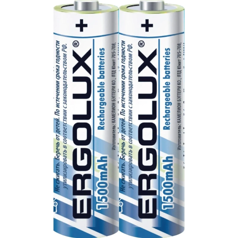 Аккумулятор Ergolux AA-1500mAh Ni-Mh 2шт/бл(NHAA1500BL2,1.2В)(12975)