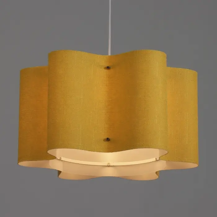 Светильник подвесной BayerLux &laquo;Лаура&raquo;, Е27 15 Вт, жёлтый, 42&times;42&times;22.5-122 см