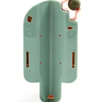 Игрушка-чесалка для кошек с кошачьей мятой 16 см, розовая