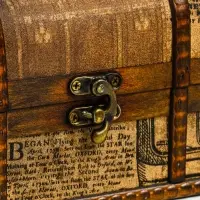 Шкатулка для украшений &laquo;Сундучок. Ретро транспорт&raquo;, дерево, состаренная, 11.5&times;17.5&times;11.5 см