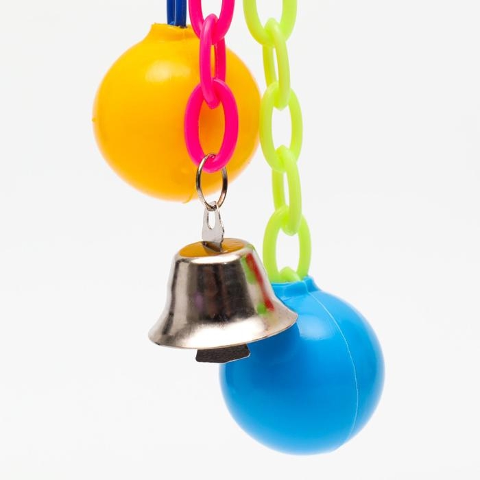 Игрушка для птиц   Игрушка для птиц  "Погремушка", микс