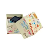 Детские смарт-часы Windigo AM-15, 1.44", 128&times;128, SIM, 2G, LBS, камера 0.08 Мп, голубые